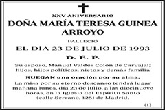 María Teresa Guinea Arroyo
